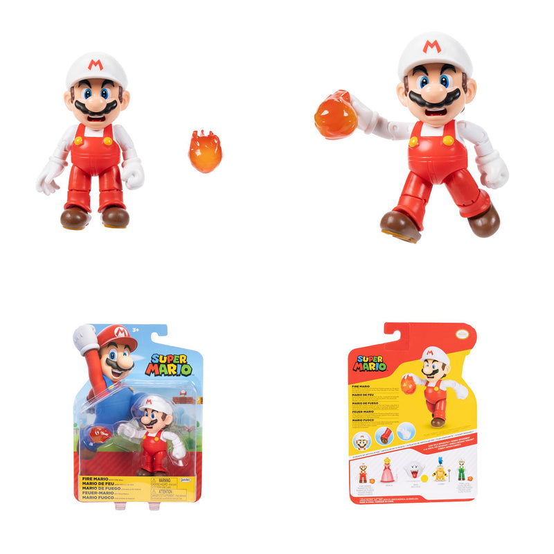 Super Mario 4 inch action figure assortment, UK version