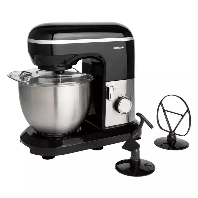 Cookworks stand mixer black 5-litre, imported from the UK