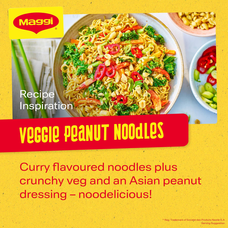 Maggi Curry Flavour Instant Noodles 5x79g, imported from the UK