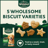 Winalot dog biscuits Shapes 800g, imported from the UK