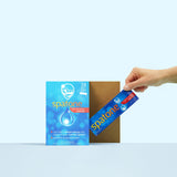 Spatone iron-rich water sachets 28-day supply, imported from the UK