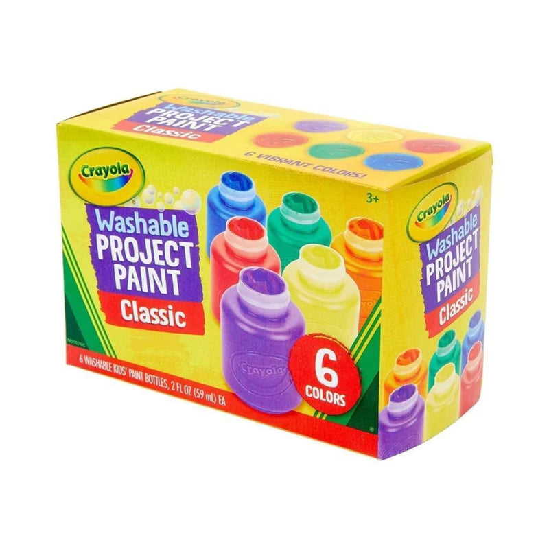 Crayola pack of 6 washable kids paints - British product