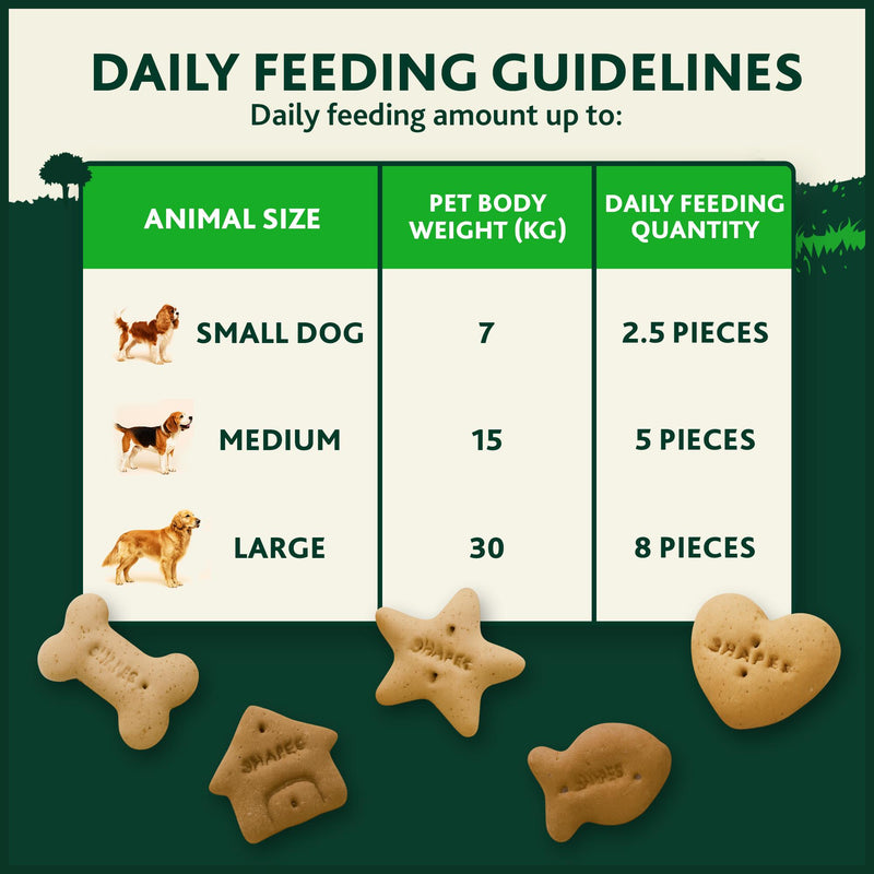 Winalot dog biscuits Shapes 800g, imported from the UK
