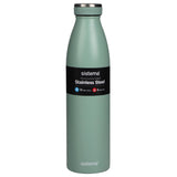 Sistema Hydrate stainless steel bottle multicolour 750ml (British brand)