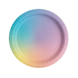 Wonder ombre paper plates pack of 10, imported from the UK