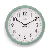 Sainsburys Acctim Elstow Analogue Wall Clock - Green, 20cm- Buy online at McGrocer