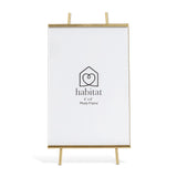 Sainsburys Habitat Easel Glass Photo Frame Gold 18x10cm- Buy online at McGrocer