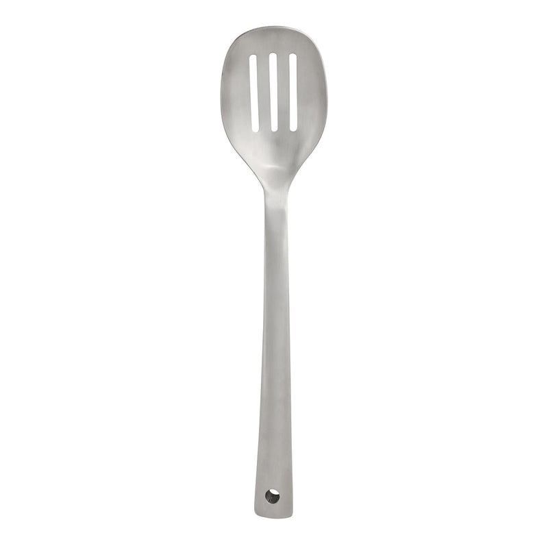 Habitat Ellipse stainless steel slotted spoon 34cm, imported from the UK