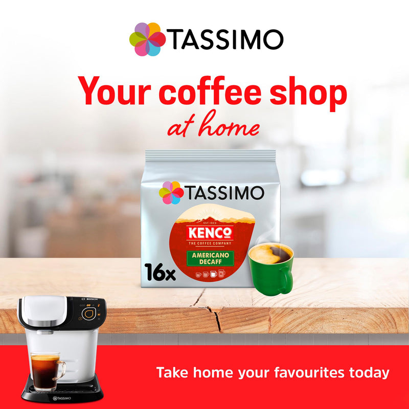 Tassimo Kenco Americano Decaff coffee pods 16 pack, UK version