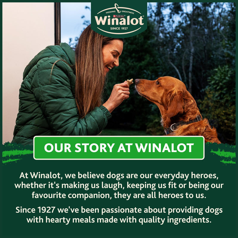 Winalot dog biscuits Shapes 800g, imported from the UK