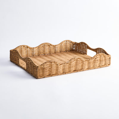 Sainsburys Habitat Rattan Coffee Table Tray Platter 45x35cm- Buy online at McGrocer