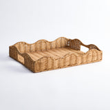 Sainsburys Habitat Rattan Coffee Table Tray Platter 45x35cm- Buy online at McGrocer