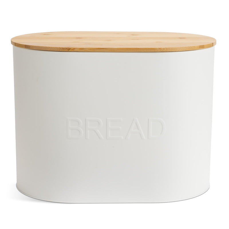 Habitat carbon steel bread bin 25.5x22.5x34.5cm, UK version