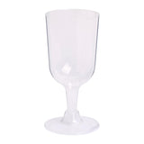 Sainsbury's Home reusable clear plastic wine glasses pack of 10 170ml (British brand)