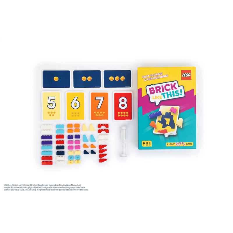LEGO Brick Like This party game for families - British product