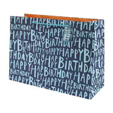Sainsbury's Blue Happy Birthday extra large gift bag, imported from the UK