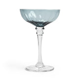 Habitat champagne coupe glass blue 200ml, UK version
