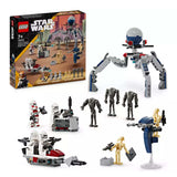 Sainsburys LEGO Star Wars Clone Trooper and Battle Droid Battle Pack Building Set 215 Piece 75372- Buy online at McGrocer
