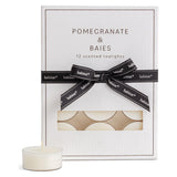 Sainsburys Habitat Luxe Pomegranate Baies Scented Tealights 12 Pack- Buy online at McGrocer