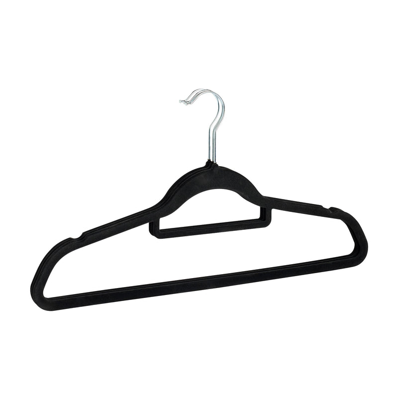 Habitat flock hangers pack of 3 black, imported from the UK