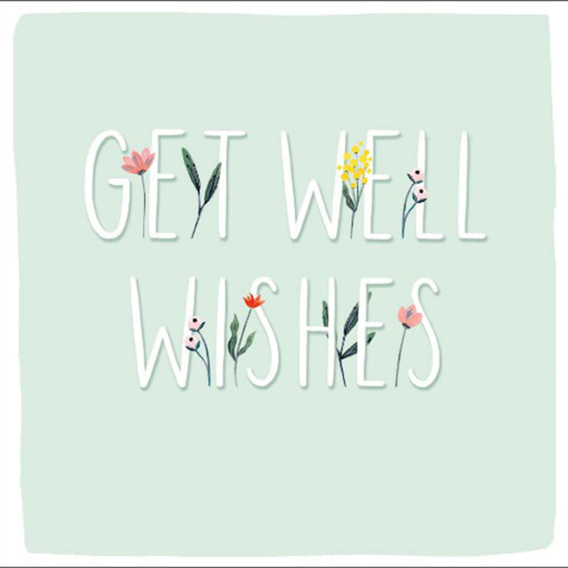 Carlton Get Well Wishes Greeting Card 15.9cm, imported from the UK