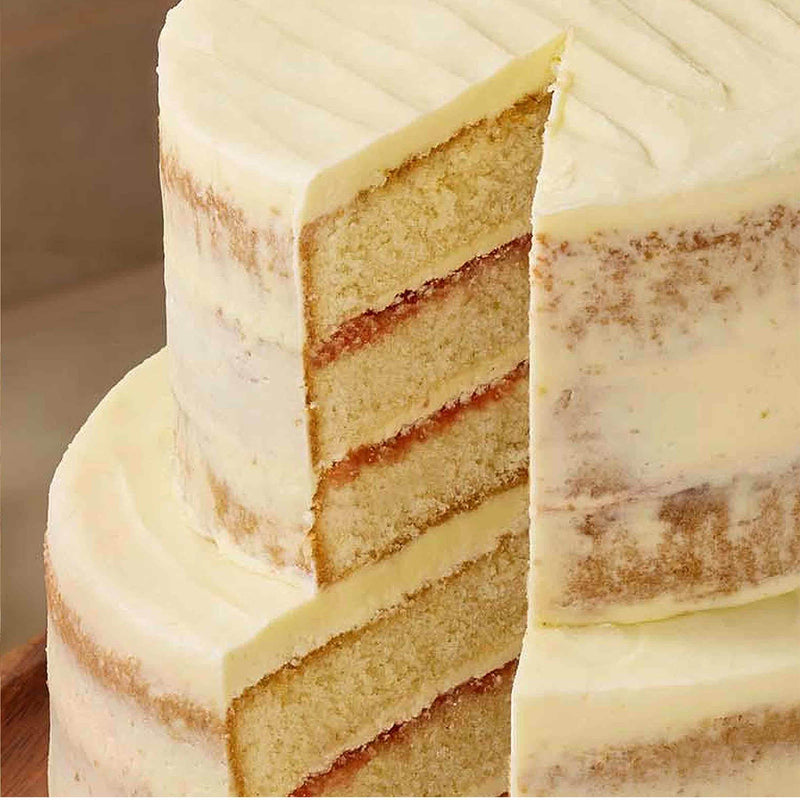 Sainsbury's two-tier vanilla naked cake 2.2kg, UK version