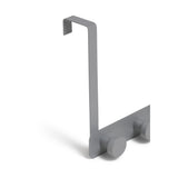 Habitat Over Door Set 5 Grey Chrome Hooks, UK version
