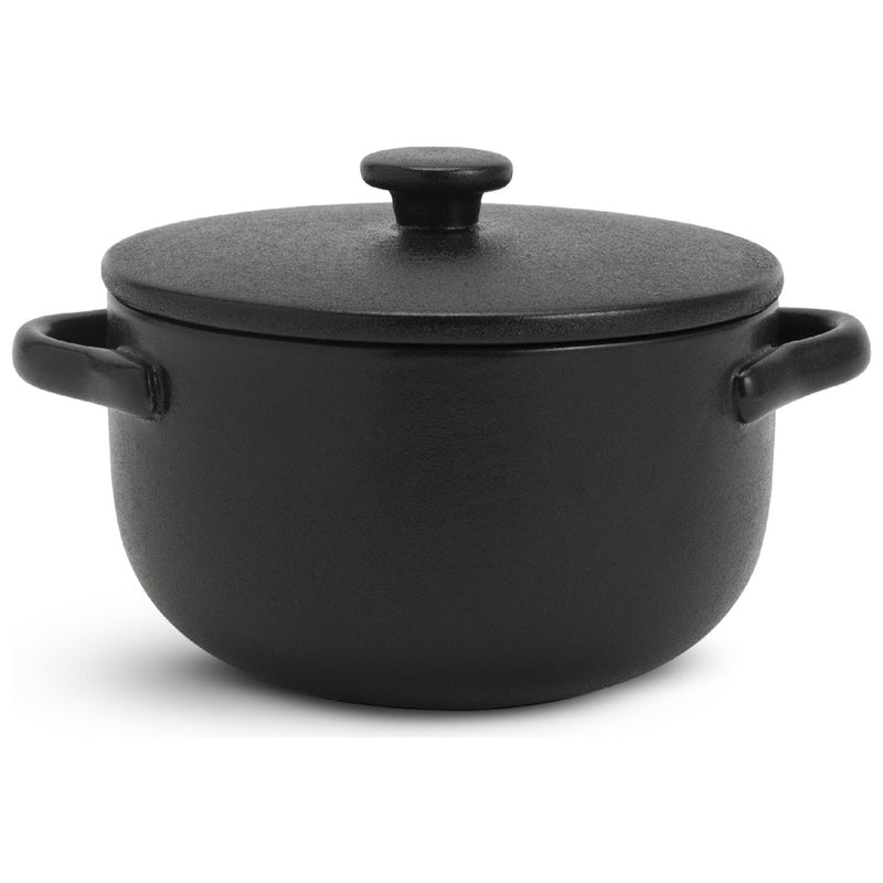 Habitat stoneware casserole dish set black, UK version