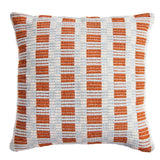 Habitat woven cushion blue and rust 43x43cm, UK version