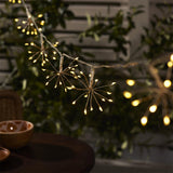 Sainsbury's solar starburst string lights 10 light set (British brand)
