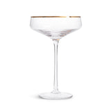 Sainsburys Habitat Gold Rim Champagne Coupe Glass- Buy online at McGrocer