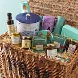 Burlington Hamper with chocolates, biscuits, preserves and teas, imported from the UK