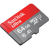 SanDisk Ultra 64GB microSDXC memory card, UK version