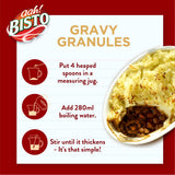 Bisto gravy granules 190g tub, imported from the UK