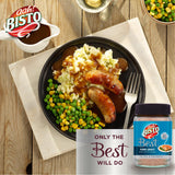 Bisto Best pork gravy granules 230g jar, UK version
