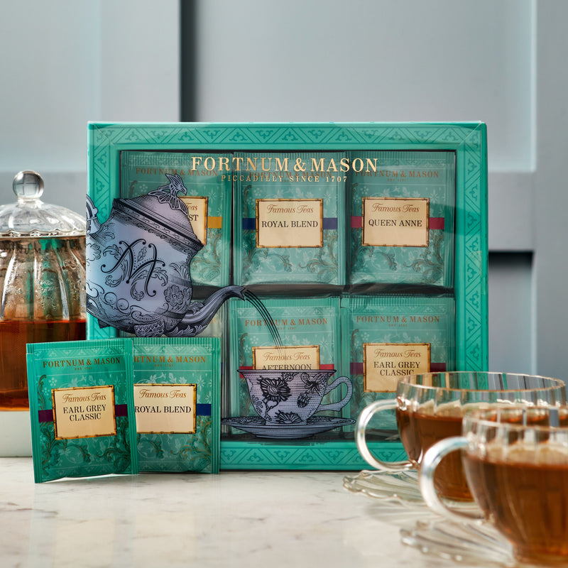 Fortnum's Famous Tea Selection 60 tea bags 120g, imported from the UK