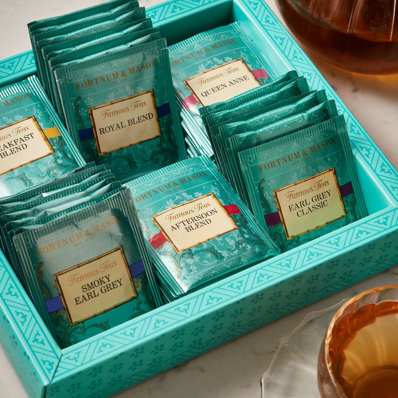 Fortnum's Famous Tea Selection 60 tea bags 120g, imported from the UK