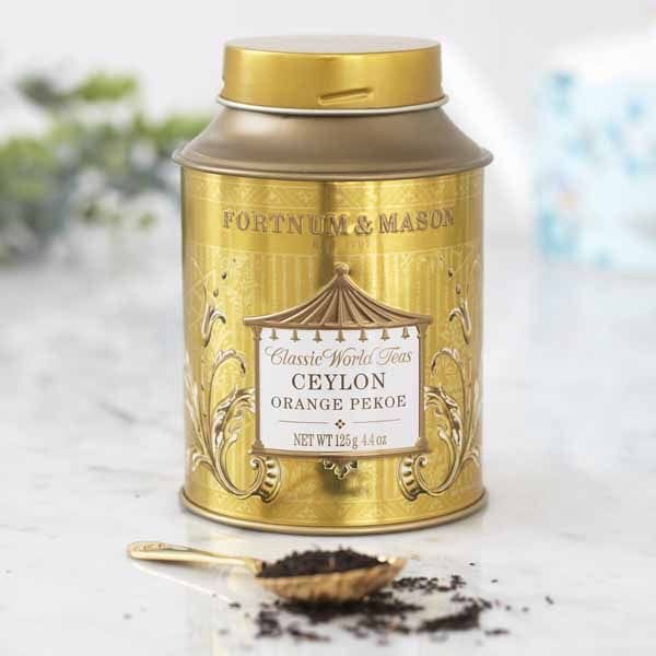 Ceylon Orange Pekoe loose leaf tea 125g tin, UK version