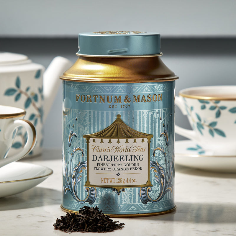 Darjeeling FTGFOP loose leaf tea tin 125g - British product