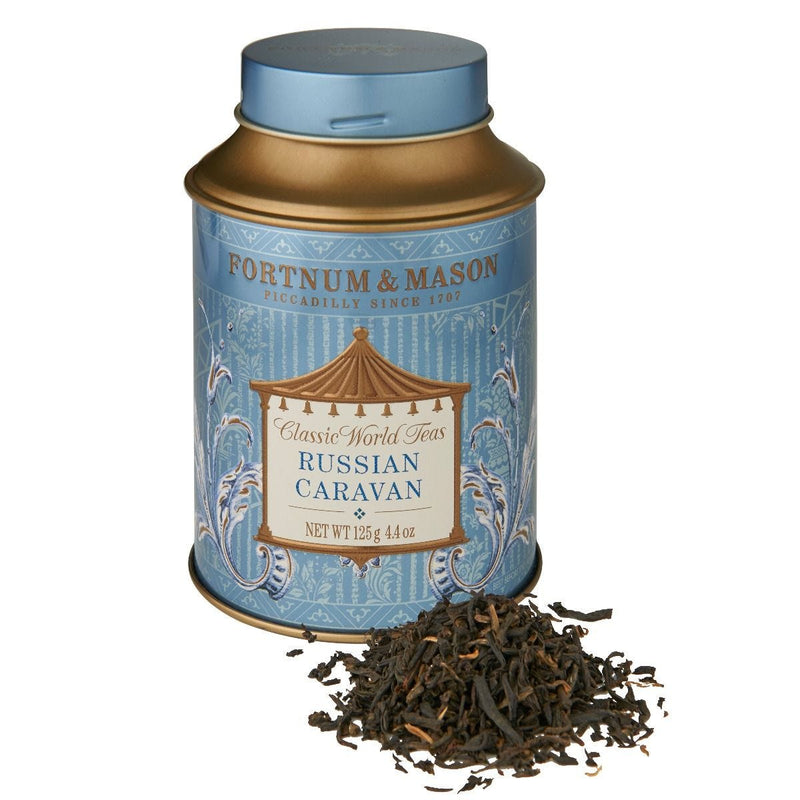 Russian Caravan loose leaf tea 125g tin - British product