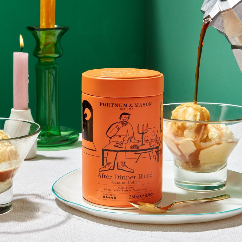 Fortnum's After Dinner Blend ground coffee tin 250g - British product