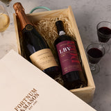 Fortnum's Champagne and Port gift box 75cl each - British product