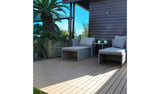 Argos Workpro Brown-Slatted Composite Decking Tiles 4 Pieces- Buy online at McGrocer