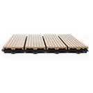 Workpro composite decking tiles Brown-Slatted 4 pieces (British brand)