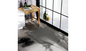 Habitat Quick Dry Small Shower Mat Dark Grey Bath Mat 70x50cm