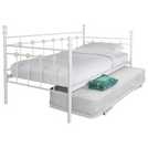 Argos Home Abigail daybed with trundle and two mattresses in white - British product