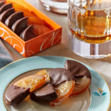 Chocolate-dipped orange slices with dark chocolate, 140g - British product