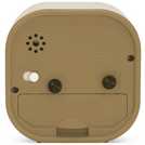 Acctim analogue alarm clock in mustard - British product