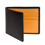 Ettinger bridle billfold wallet black and yellow (British brand)
