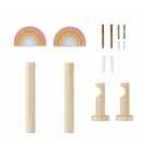 Habitat Kids wooden rainbow curtain pole 120cm, UK version